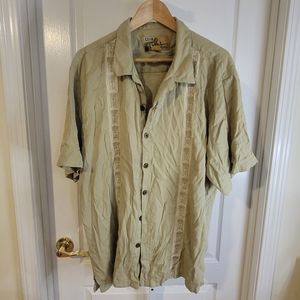 Club Tiki 100% Silk Hawaii Shirt Large